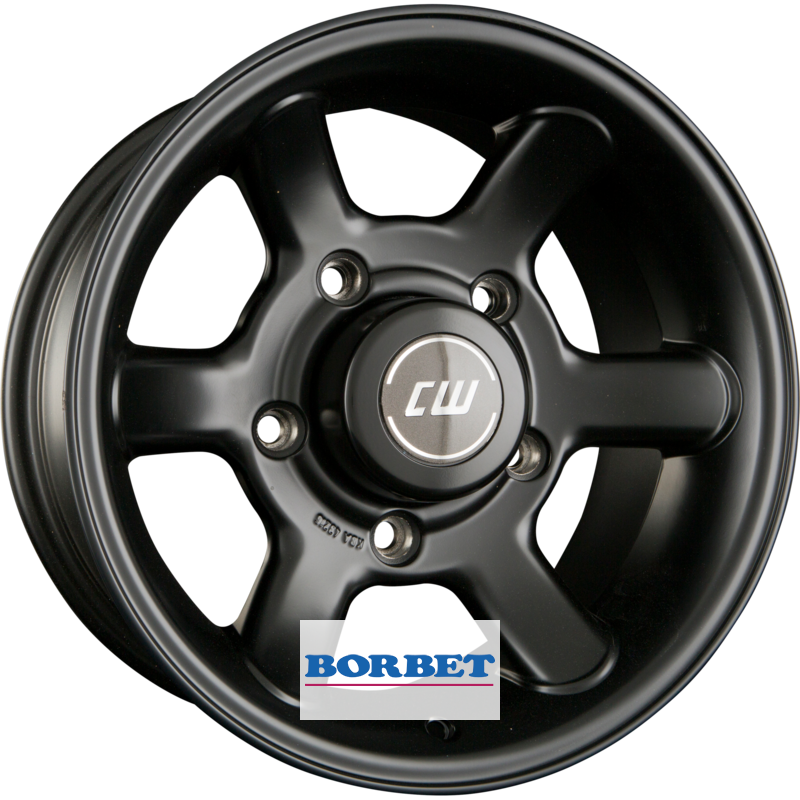 Borbet Alufelge CW 8x16 schwarz matt Land Rover Defender
